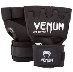 Вътрешни Ръкавици за Боксови Ръкавици - VENUM KONTACT GEL GLOVE WRAPS / BLACK​