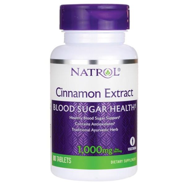 Natrol - Cinnamon Extract / 80 caps