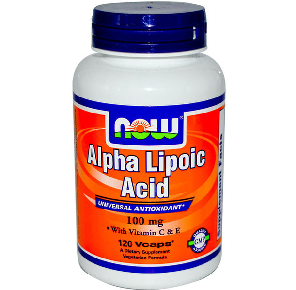 NOW - Alpha Lipoic Acid 100mg. / 120 Vcaps.