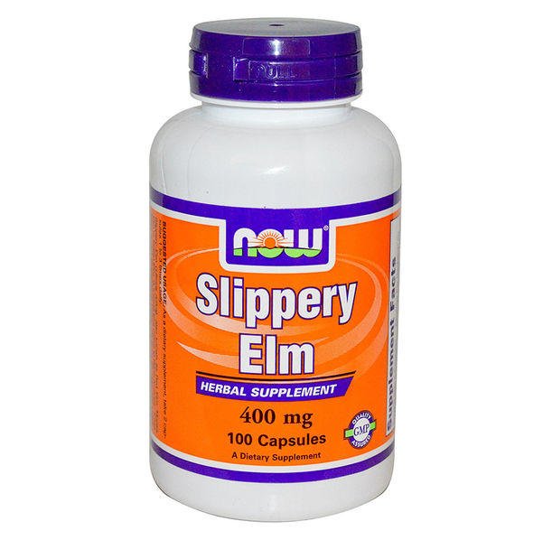 NOW - Slippery Elm 400mg (Хлъзгав Бряст) - 100caps.