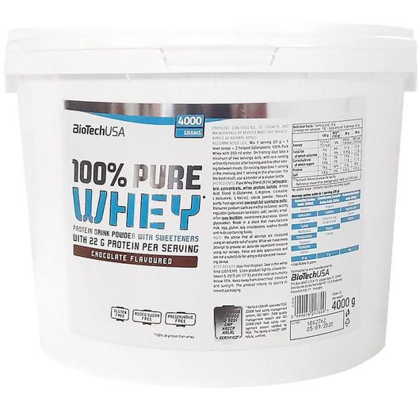 BioTech - 100% Pure Whey / 4000gr.