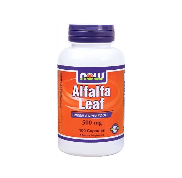 NOW - Alfalfa Leaf 500mg. / 100 Caps