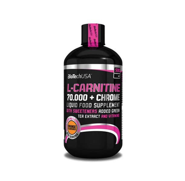 BioTech - L-Carnitine + Chrome 70.000 Liquid / 500 ml