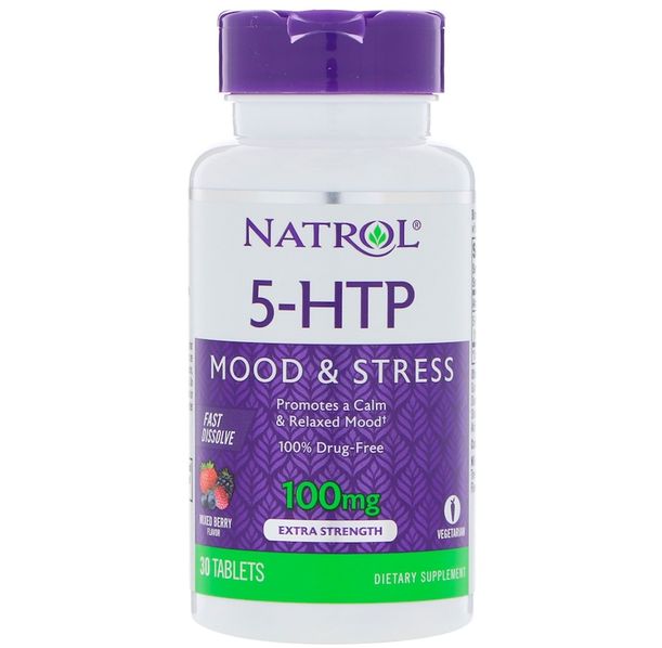 Natrol - 5-HTP 100mg Fast Dissolve / 30 tabs.