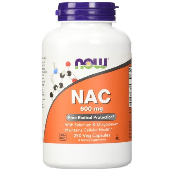 NOW - NAC 600mg. / 250 Caps.