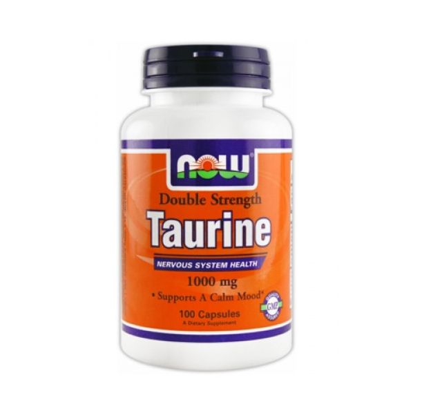 NOW - Taurine 1000mg. / 100 Caps.