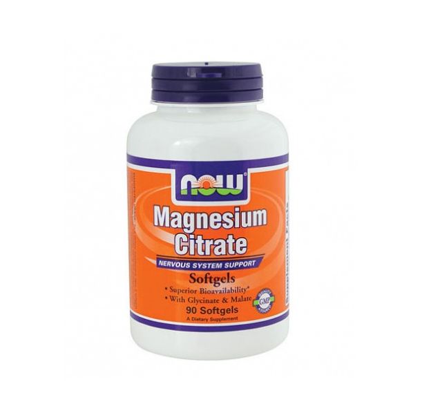 NOW - Magnesium Citrate 134mg. / 90 Softgels