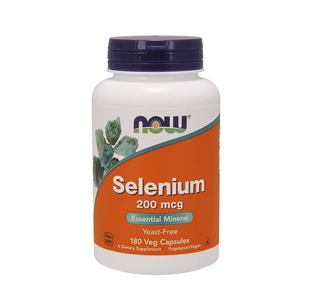 NOW - Selenium (Yeast Free) 200mcg. / 180 Vcaps.