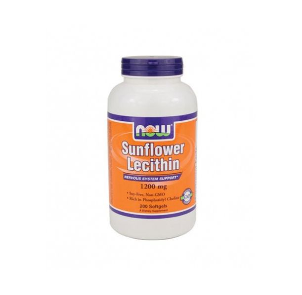 NOW - Sunflower Lecithin (Non-GMO) 1200mg. / 200 Softgels