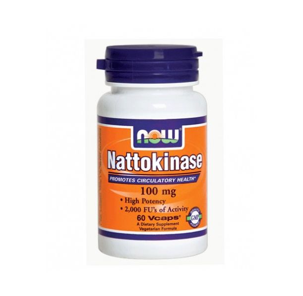 NOW - Nattokinase 100mg. / 60 VCaps.