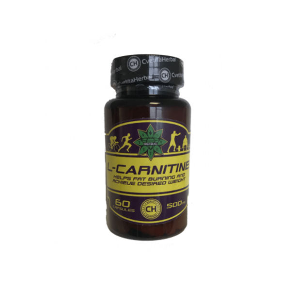 CVETITA HERBAL L-Carnitine 500mg / 60 Caps.​