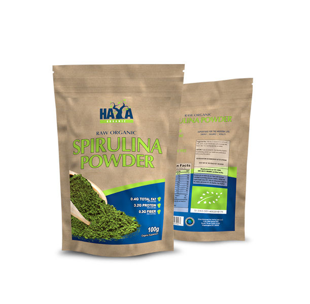 HAYA LABS Organic Spirulina Powder / 100гр.