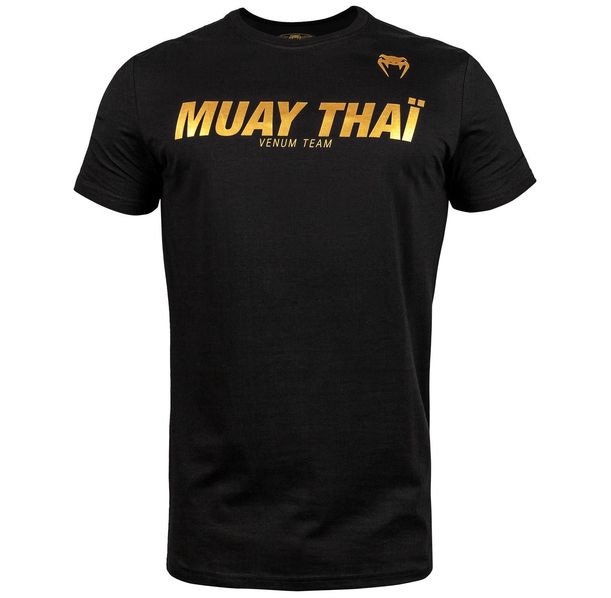 Тениска - Venum Muay Thai VT T-shirt - Black/Gold​