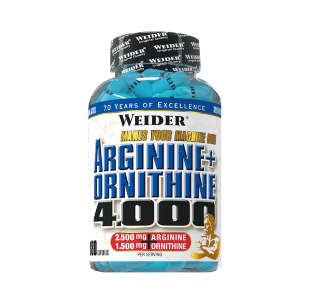 WEIDER Arginine Plus Ornithine 4.000 – 180 caps