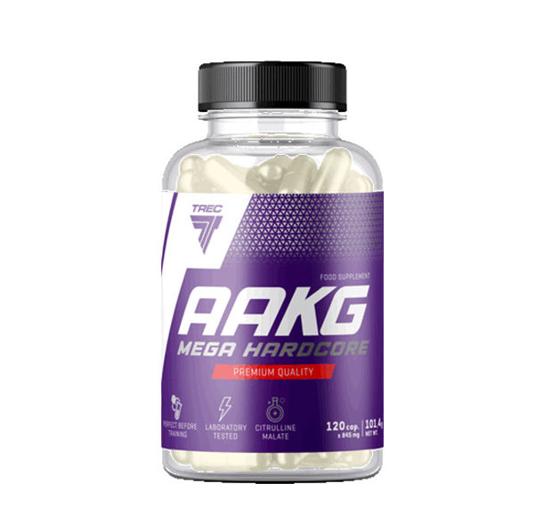 TREC NUTRITION AAKG Mega Hardcore | with Citrulline Malate / 120 Caps