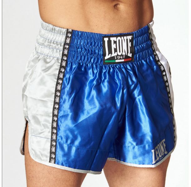 Leone - TRAINING THAI SHORTS - Blue - Муай Тай Шорти - AB760