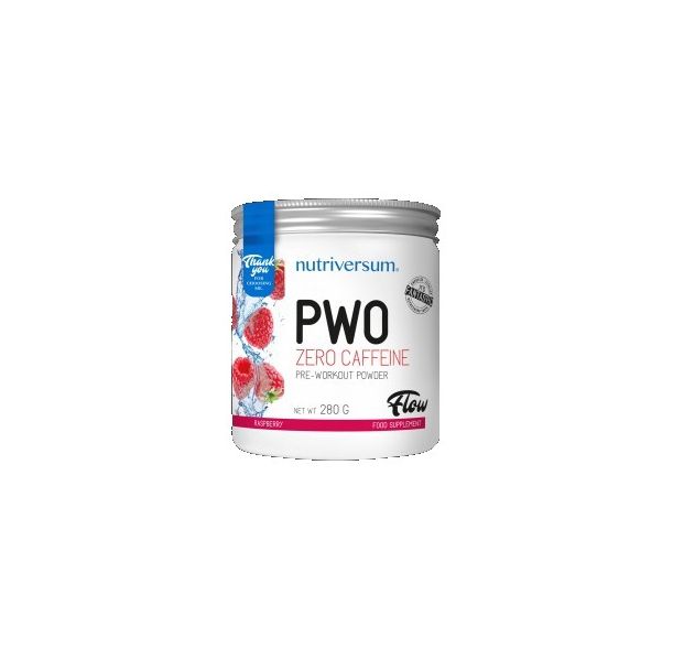 Nutriversum - PWO Zero Caffeine | Stim-Free Pre-Workout Powder / 280 gr.