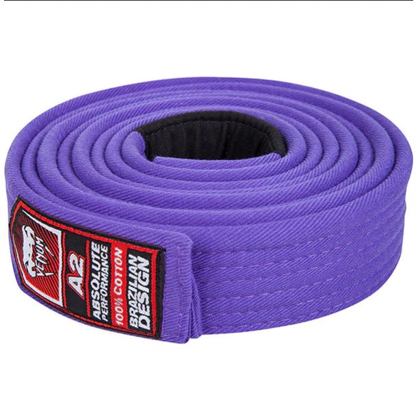 Колан за Джу-джицу / Жиу Жицу - VENUM BJJ BELT / PURPLE​