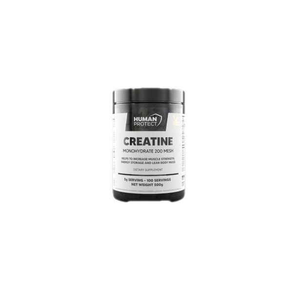 Human Protect - Creatine Monohydrate Powder / 500 грама, 100 дози