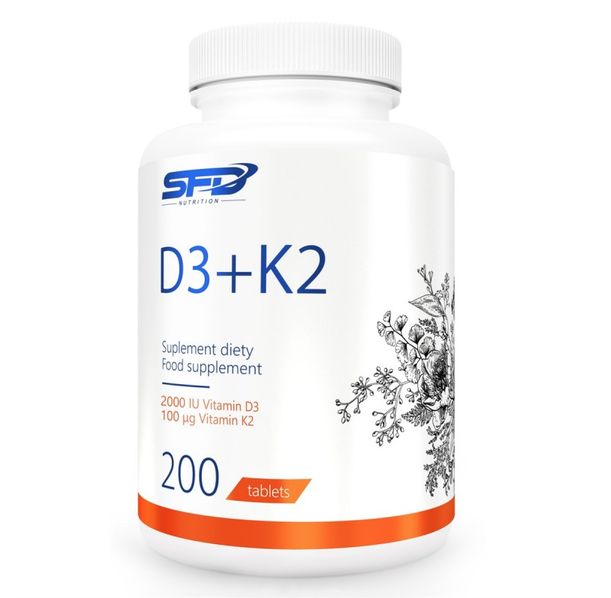 SFD D3 + K2 - Витамин D3 + K2 200 tabs