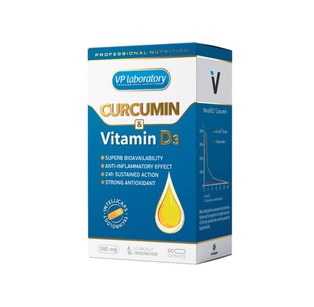 VP Laboratory Curcumin & Vitamin D3 - Куркумин + Витамин D3