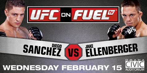 UFC on FUEL TV Sanchez vs Ellenberger