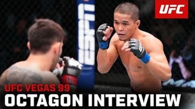 Интервю на Асу Алмабаев в октагона | UFC Vegas 99