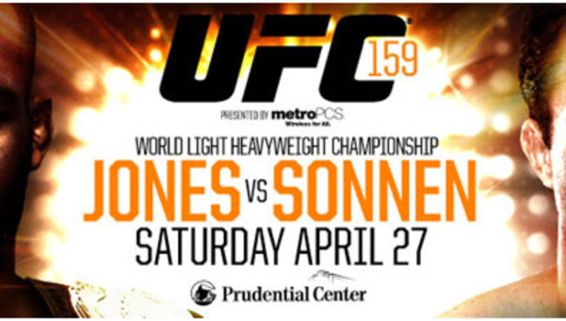 UFC 159: Jones vs. Sonnen на 27 април