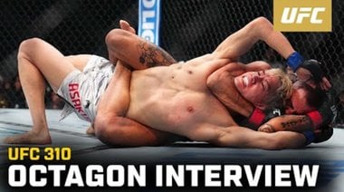Интервю с Александър Пантоха в октагона | UFC 310