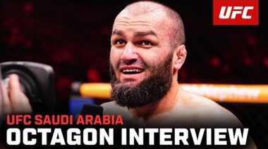 Интервю на Шамил Газиев в октагона | UFC Саудитска Арабия
