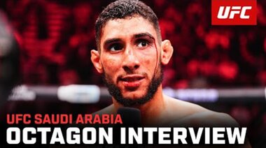 Интервю с Фарес Зиам в октагона | UFC Саудитска Арабия