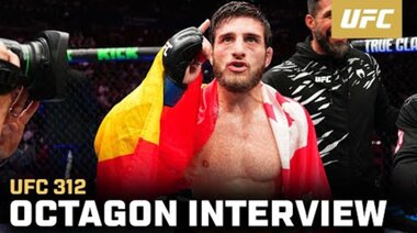Интервю с Александър Топурия в октагона | UFC 312