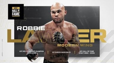 Роби Лоулър ще бъде въведен в Залата на славата на UFC 2025! ????