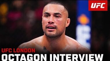 Интервю на Карлос Улберг в октагона | UFC Лондон