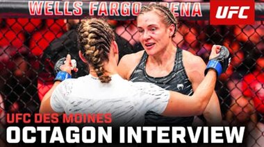 Яна Сантос - интервю в октагона | UFC Des Moines