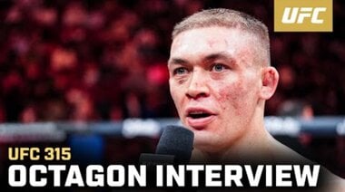 Интервю на Навахо Стърлинг в октагона | UFC 315