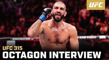 Интервю с Аймен Захаби в октагона | UFC 315