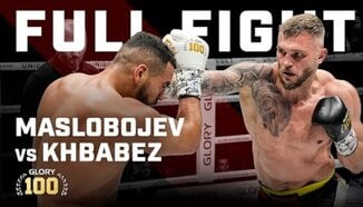 РЕМАТЧ за титлата в лека тежка категория ???? Сергей Маслобоев срещу. Tarik Khbabez 2 | GLORY 100