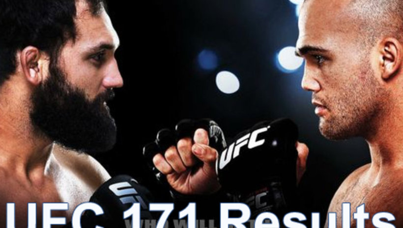 Резултати от ММА състезанието UFC 171: Hendricks vs. Lawler