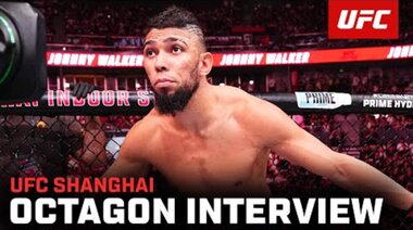 Интервю с Джони Уокър в октагона | UFC Шанхай