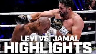 Леви Ригтърс свали Джамал Бен Садик в GLORY 103 [ВИЖТЕ СНИМКИ ОТ БОЯ]