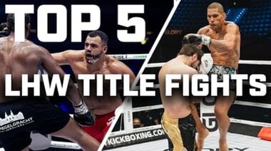 ПЕТТЕ НАЙ-ДОБРИ битки за титлата в лека тежка категория в историята на GLORY