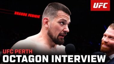 Интервю с Брандо Перичич в октагона | UFC Перт