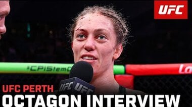 Интервю с Мишел Монтагю в октагона | UFC Пърт