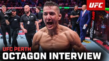 Интервю с Кам Роустън в октагона | UFC Пърт