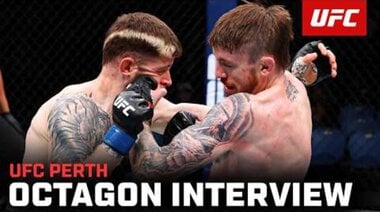 Интервю с Том Нолан в октагона | UFC Пърт