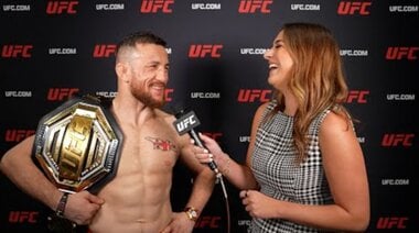 Интервю зад кулисите с Мераб Двалишвили | UFC 320