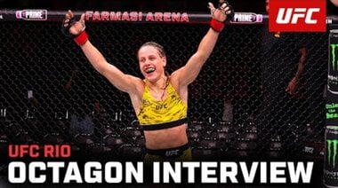 Интервю с Джулия Поластри в октагона | UFC Rio