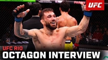 Интервю с Каан Офли в октагона | UFC Rio