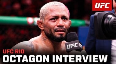 Дейвесон Фигейредо - интервю в октагона | UFC Rio